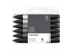Winsor & Newton Promarker Neutral tones set 6