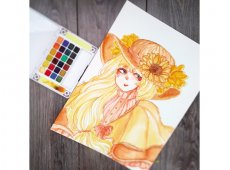 Sakura Koi akvarel boje amb