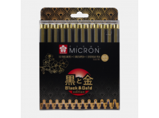 Pigma Micron Black&Gold set 12