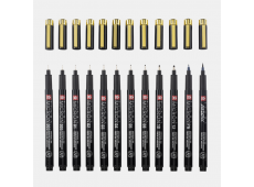 Pigma Micron Black&Gold set 12