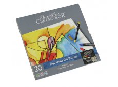 Cretacolor akvarel uljne pastele set 20