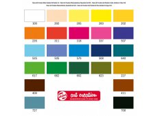 Ton karta - set 24 kom, Vodotopive uljane pastele