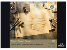 REMBRANDT MIX MEDIA BLOK TONED DESERT BROWN