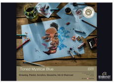 REMBRANDT MIX MEDIA BLOK TONED MYSTICAL BLUE