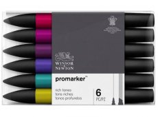 WINSOR & NEWTON PROMARKER RICH TONES SET 6