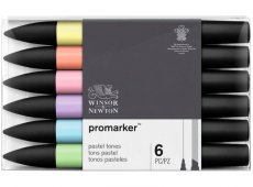 WINSOR & NEWTON PROMARKER SET 6 PASTEL TONES