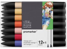 WINSOR & NEWTON PROMARKER MANGA 1 SET 12+1