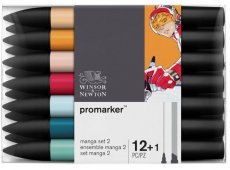 WINSOR & NEWTON PROMARKER MANGA 2 SET 12+1