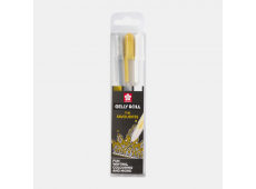 SAKURA GELLY ROLL SET 3 METALLIC ZLATNA SREBRNA BIJELA